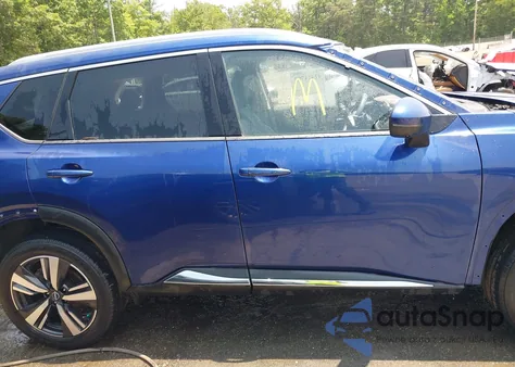 2022 Nissan Rogue Platinum Intelligent Awd z USA, uszkodzony, nr VIN JN8BT3DD1NW272452